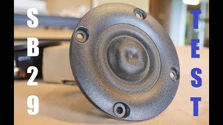 SB Acoustics SB29 Tweeter  Test and Review [upl. by Zwick]