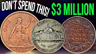 Top 6 Ultra Rare Valuable Different Coins worth big money Coins worth money [upl. by Inej]