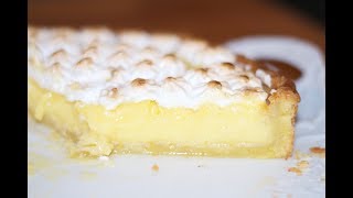 Limoncello Custard Tart Recipe  How to Cook Real Italian Food from my Italian Kitchen [upl. by Idok]