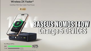 Get Charged Up With The Baseus Nomos 5in1 Charging Station  Power Up To 140w [upl. by Loftus]