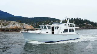 Helmsman Trawlers 43E Pilothouse  custom design  Calibre Yachts [upl. by Gilmour]