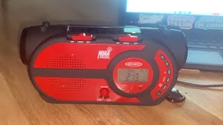 Unboxing And SetupTesting Of The Jensen JEP650R AMFM Weather Band Radio With Weather Alert [upl. by Yeclehc]