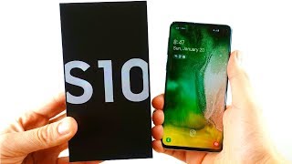 Samsung Galaxy S10 Unboxing [upl. by Orecul]