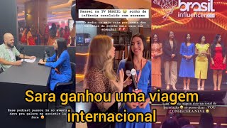 Sara Kellen ganhou uma viagem internacional [upl. by Annaigroeg]