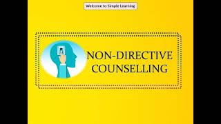 Nondirective Counselling [upl. by Neeluj764]