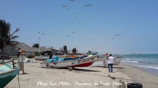 Playas San Pablo Provincia de Santa Elena Ruta del Spondylus Ecuador [upl. by Maurene]